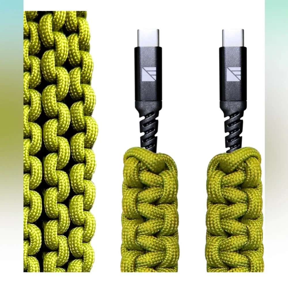 Dark Energy 3ft Paracord USB-C to USB-C High Speed Charging Cable